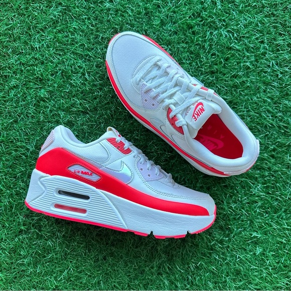 Nike Air Max 90 Platforms Siren Red - Picture 7 of 9